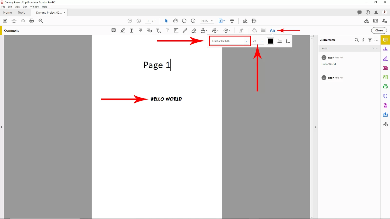 adobe acrobat reader fonts download