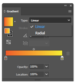 Linear Panel in Illustrator