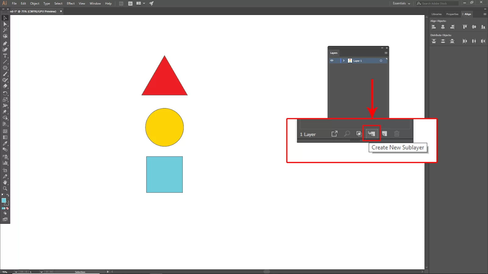 Layer in Illustrator