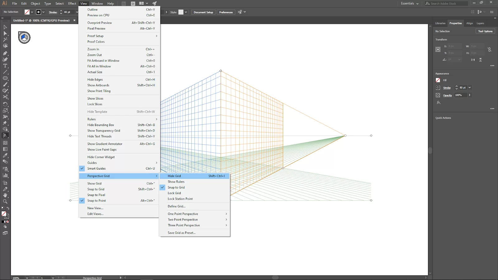 Resetting Grid in Illustrator