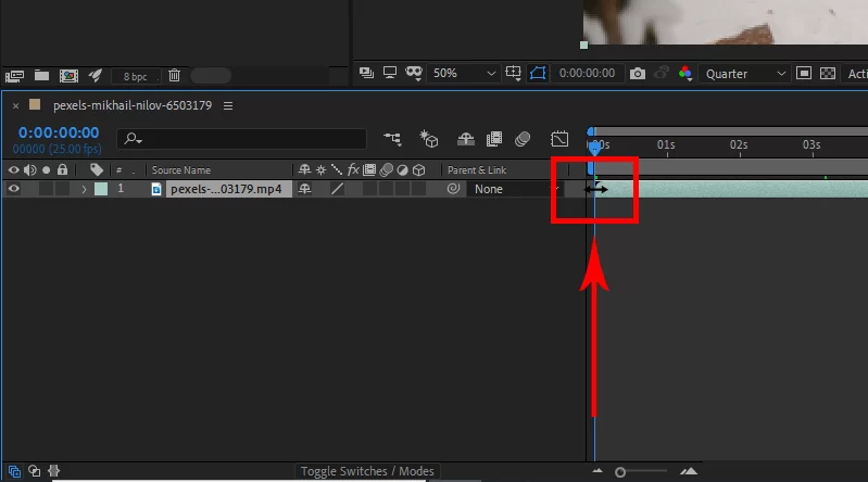 Cut Clip in After Effects
