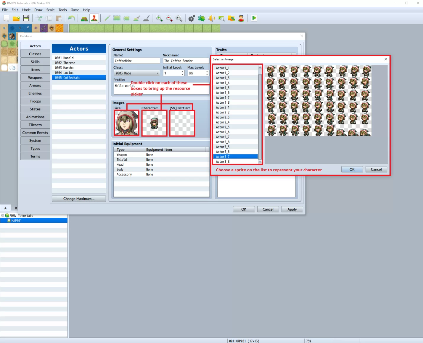 Resource Picker Window