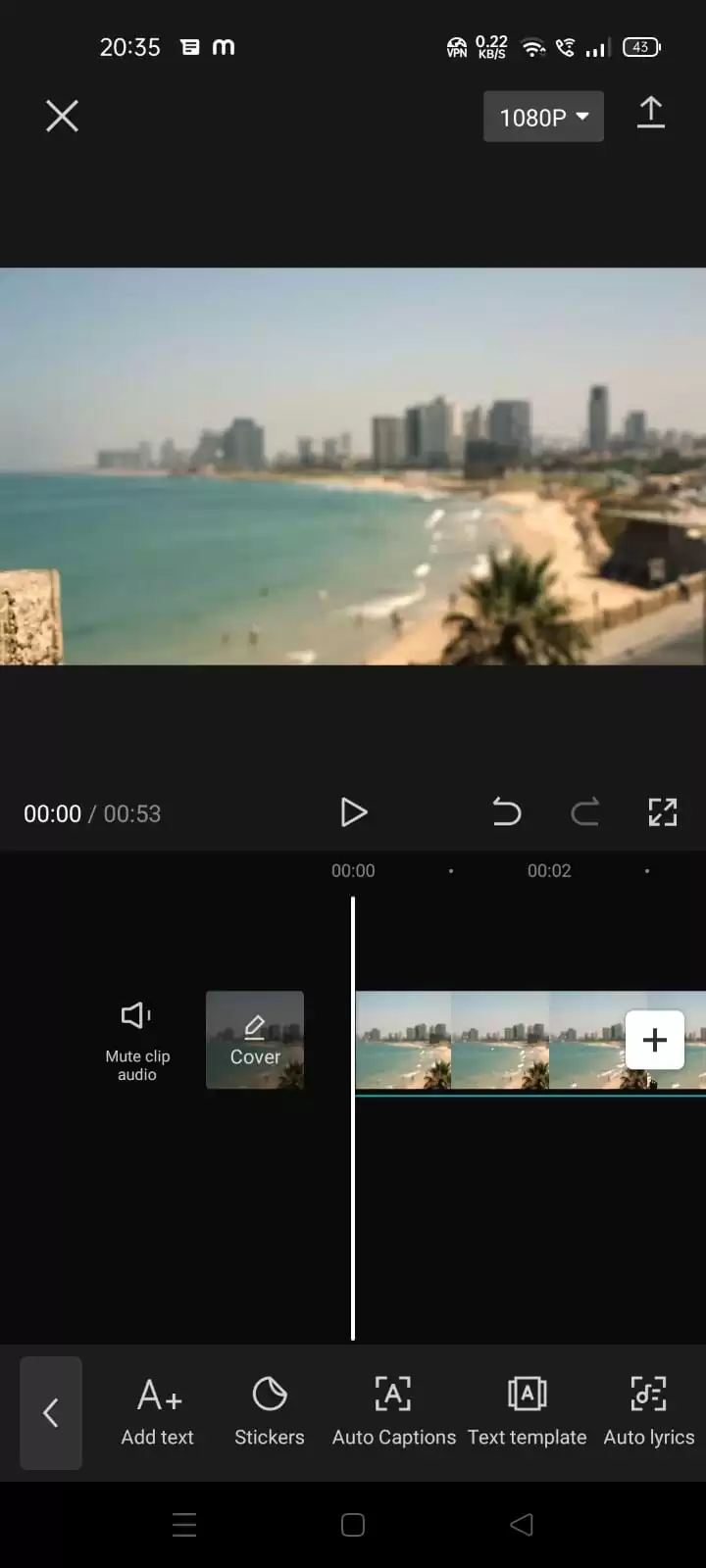 Add Text To Clip in CapCut