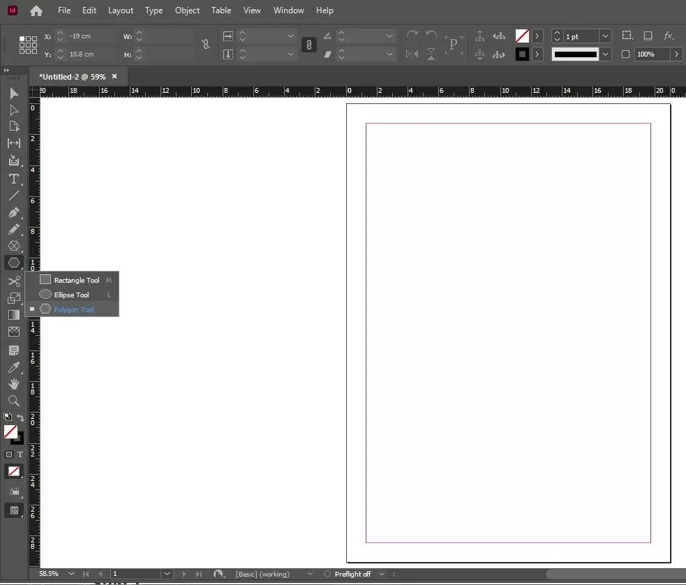 Create Document in InDesign