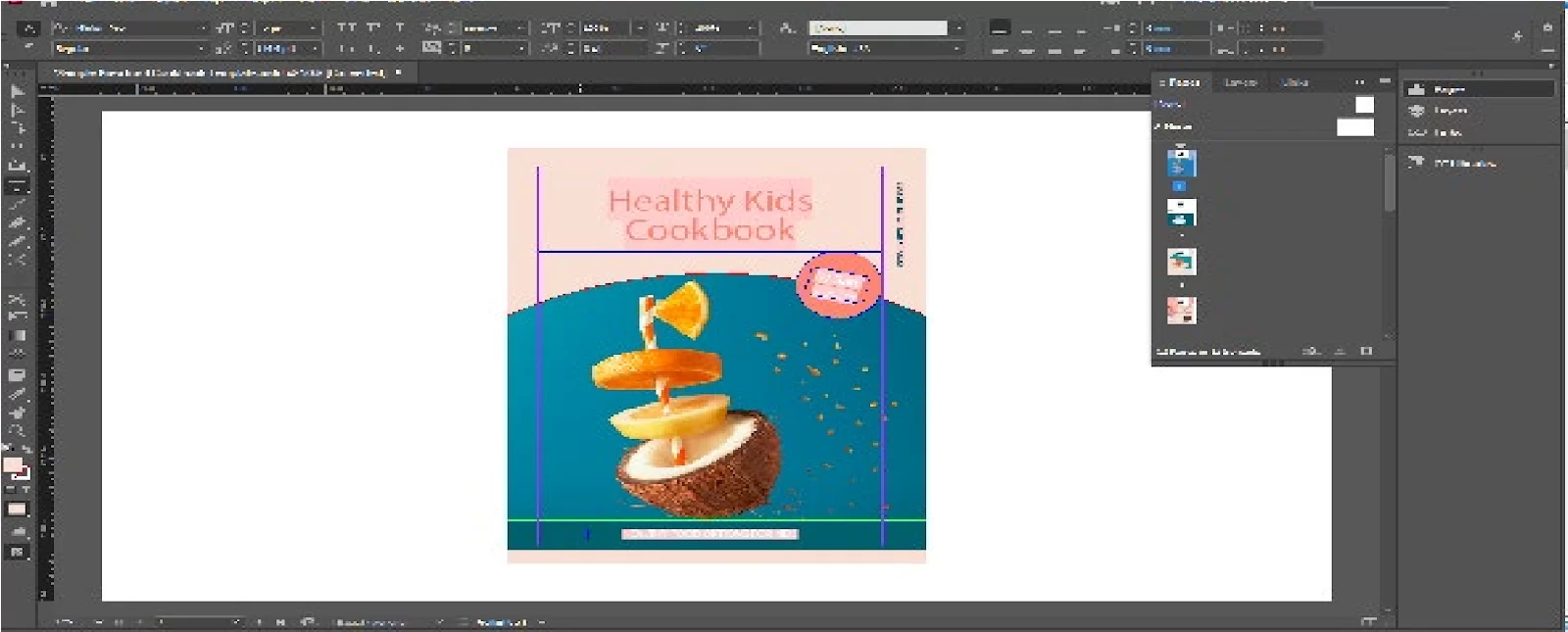 InDesign Document With Multiple Pages