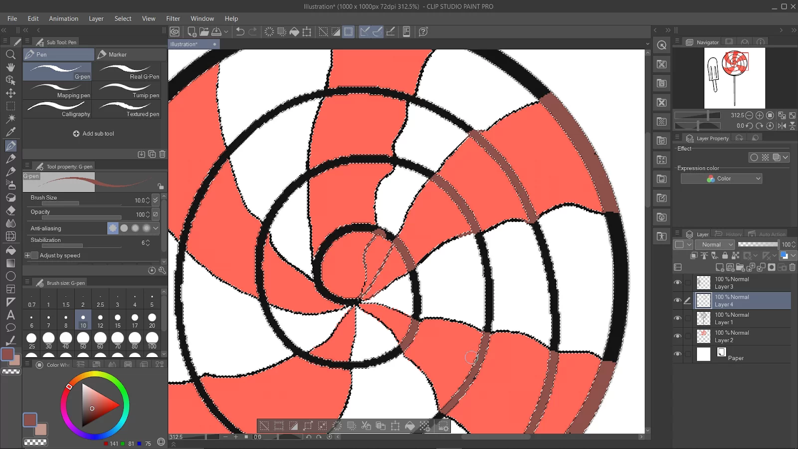 Create and Color New Layer in Clip Studio Paint