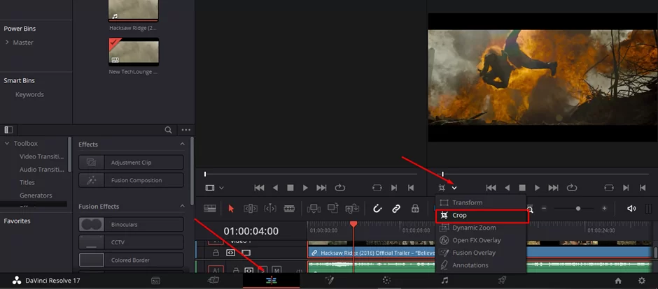 enable crop mode